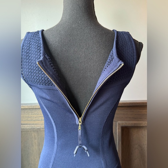 Cynthia Rowley Navy Knit Midi Dress small - Picture 8 of 10